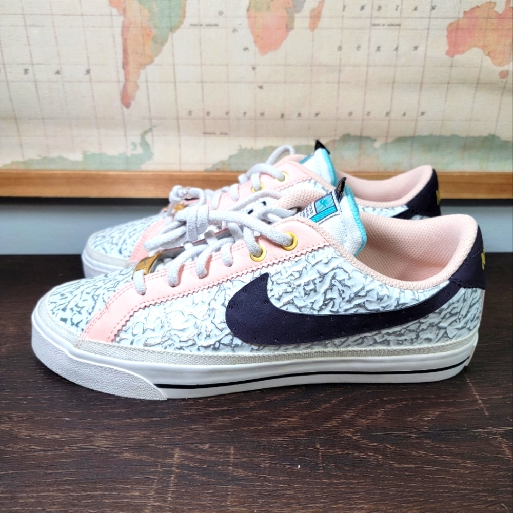 BRAND NEW Nike Court Legacy Serena Williams Design Crew White Women's Sz: 8.5